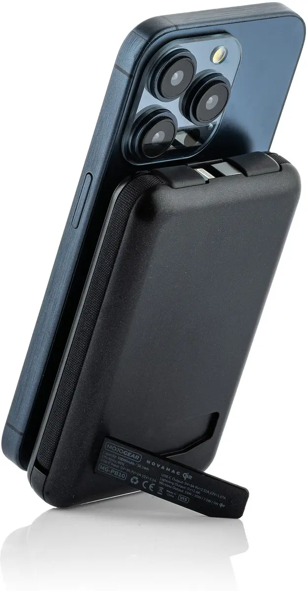 MOJOGEAR NovaMag MG-092 Powerbank 10.000mAh - Zwart