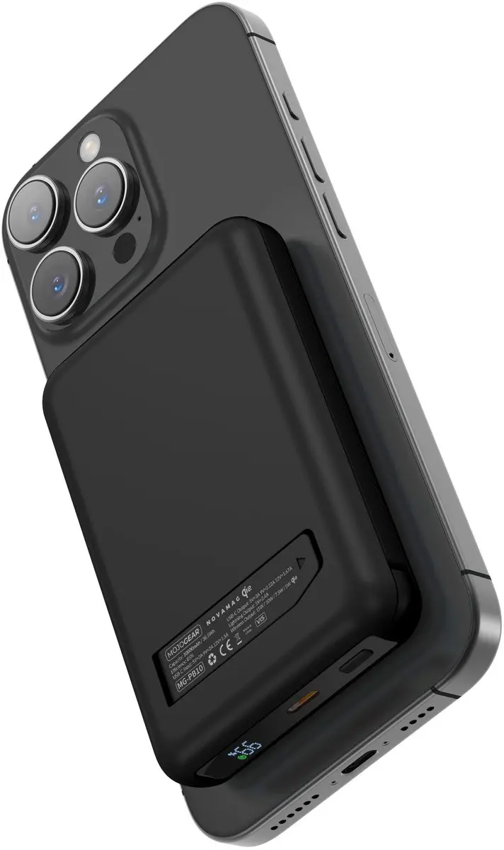 MOJOGEAR NovaMag MG-092 Powerbank 10.000mAh - Zwart - afbeelding 6 van 6