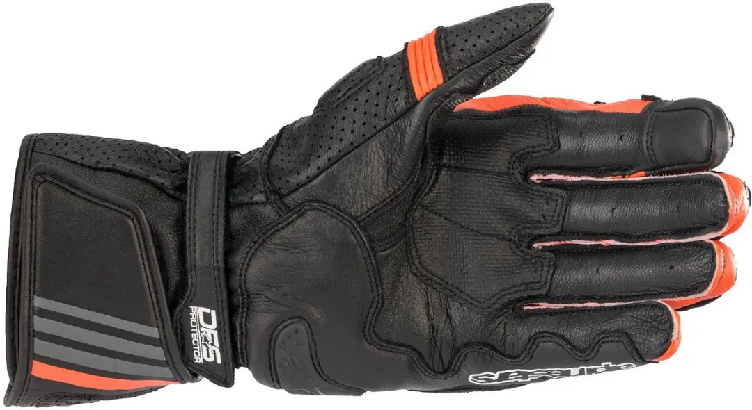 Alpinestars GP Plus R V2 Handschoen - Zwart/Rood/Fluo