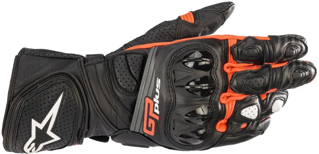 Alpinestars GP Plus R V2 Handschoen - Zwart/Rood/Fluo
