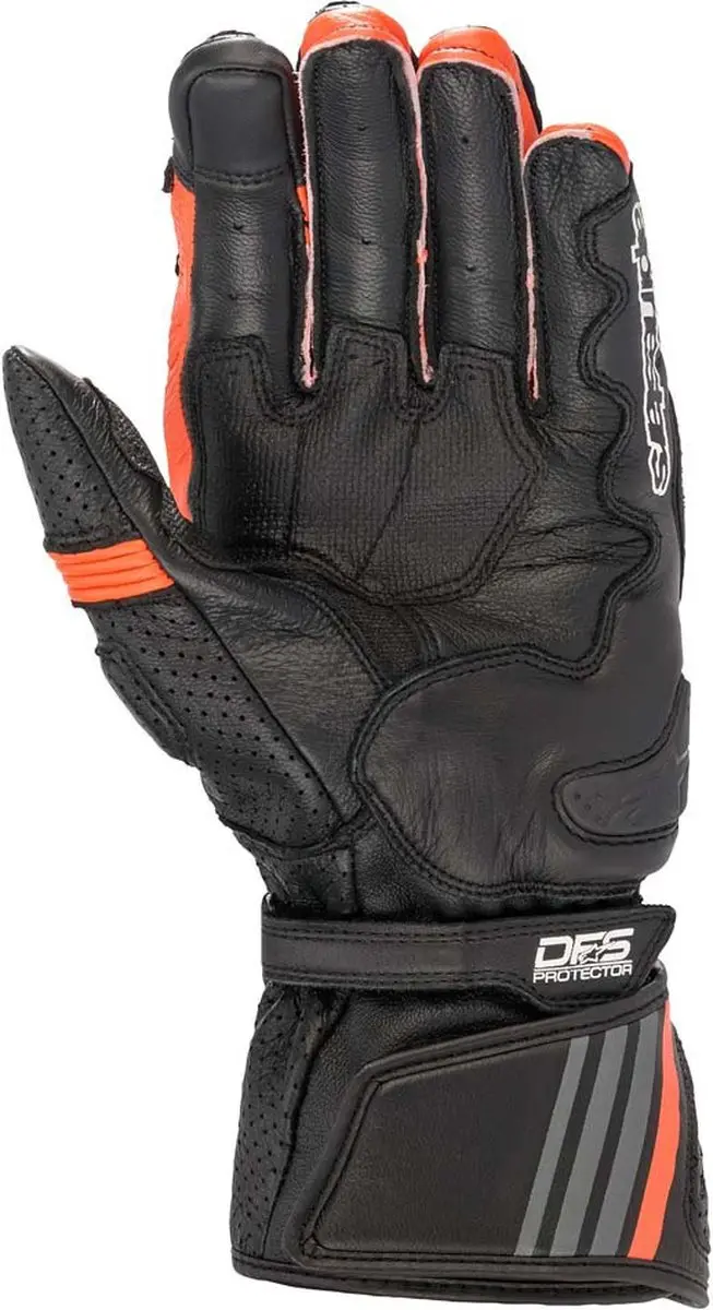 Alpinestars GP Plus R V2 Handschoen - Zwart/Rood/Fluo