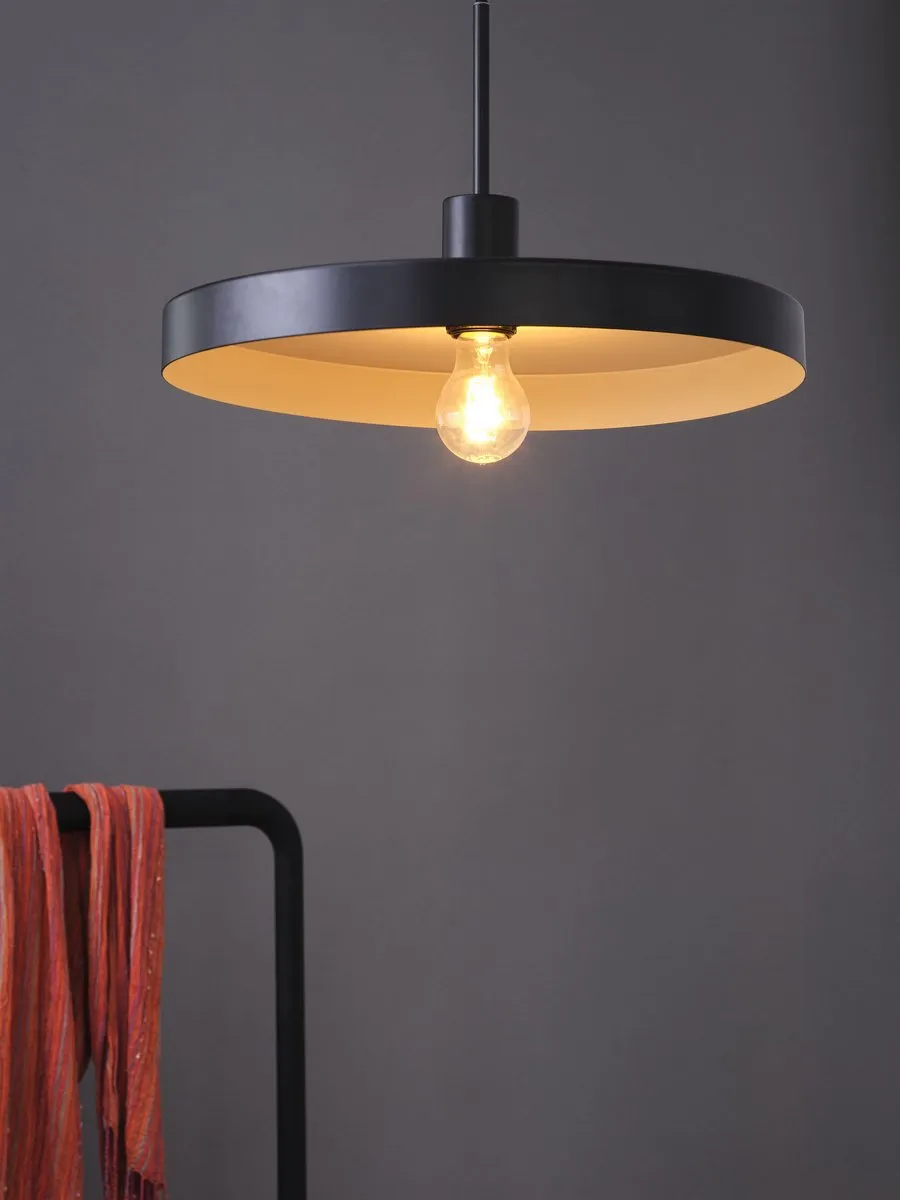 LEDVANCE Decor Plate Pendant E27 - Zwart