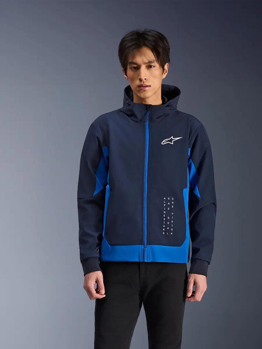 Alpinestars Radium Tech Motorfiets Zip Hoodie - Blauw L - afbeelding 6 van 6