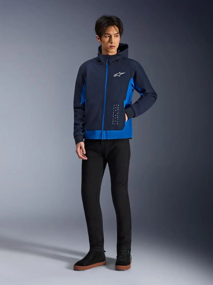 Alpinestars Radium Tech Motorfiets Zip Hoodie - Blauw L