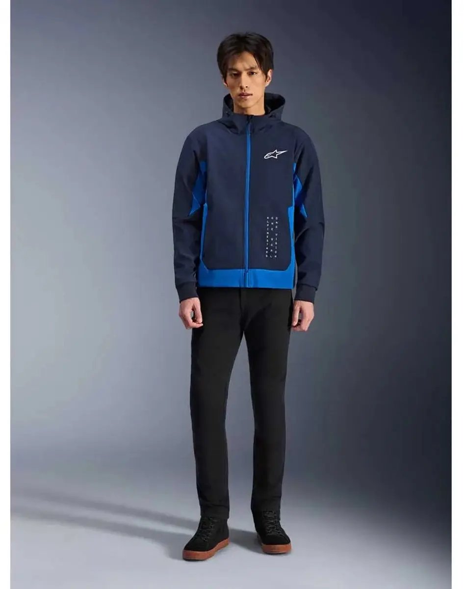 Alpinestars Radium Tech Motorfiets Zip Hoodie - Blauw L