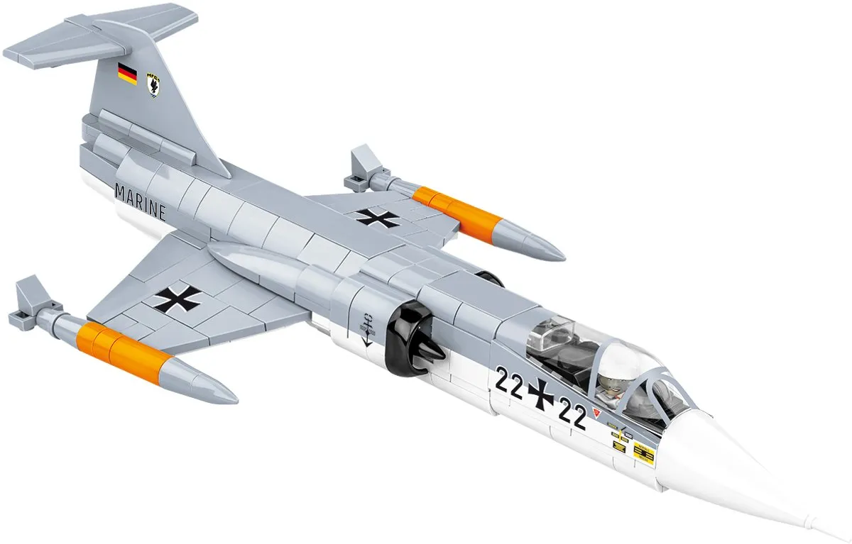 Cobi Lockheed F-104 Starfighter Bouwset 1:48 - 5907 - Grijs
