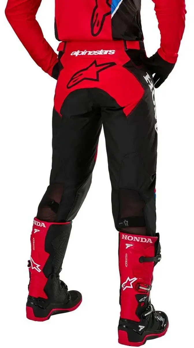 Alpinestars Honda Racer Iconic Broek - Maat 34 - Helderrood/Zwart