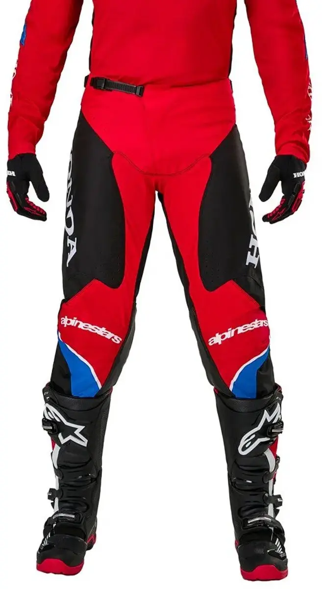 Alpinestars Honda Racer Iconic Broek - Maat 34 - Helderrood/Zwart
