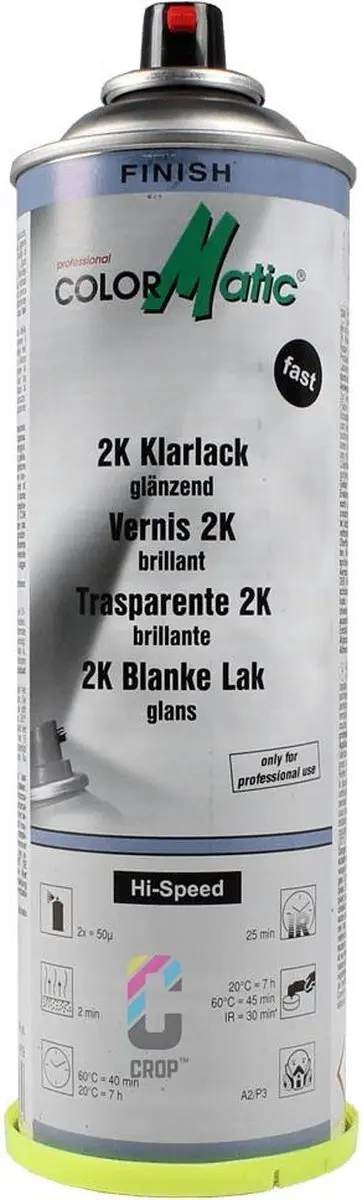 Motip Colormatic 2K Blanke Lak Hoogglans 500ml - Meerkleurig