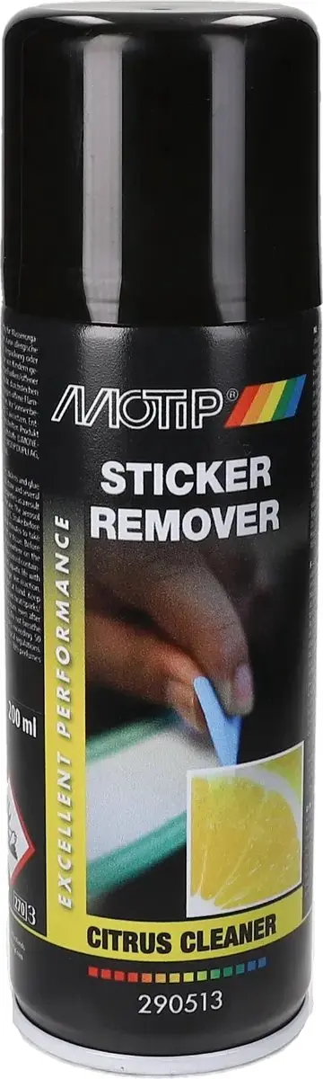Motip Citrus Reiniger & Sticker Verwijderaar 200ml - Meerkleurig