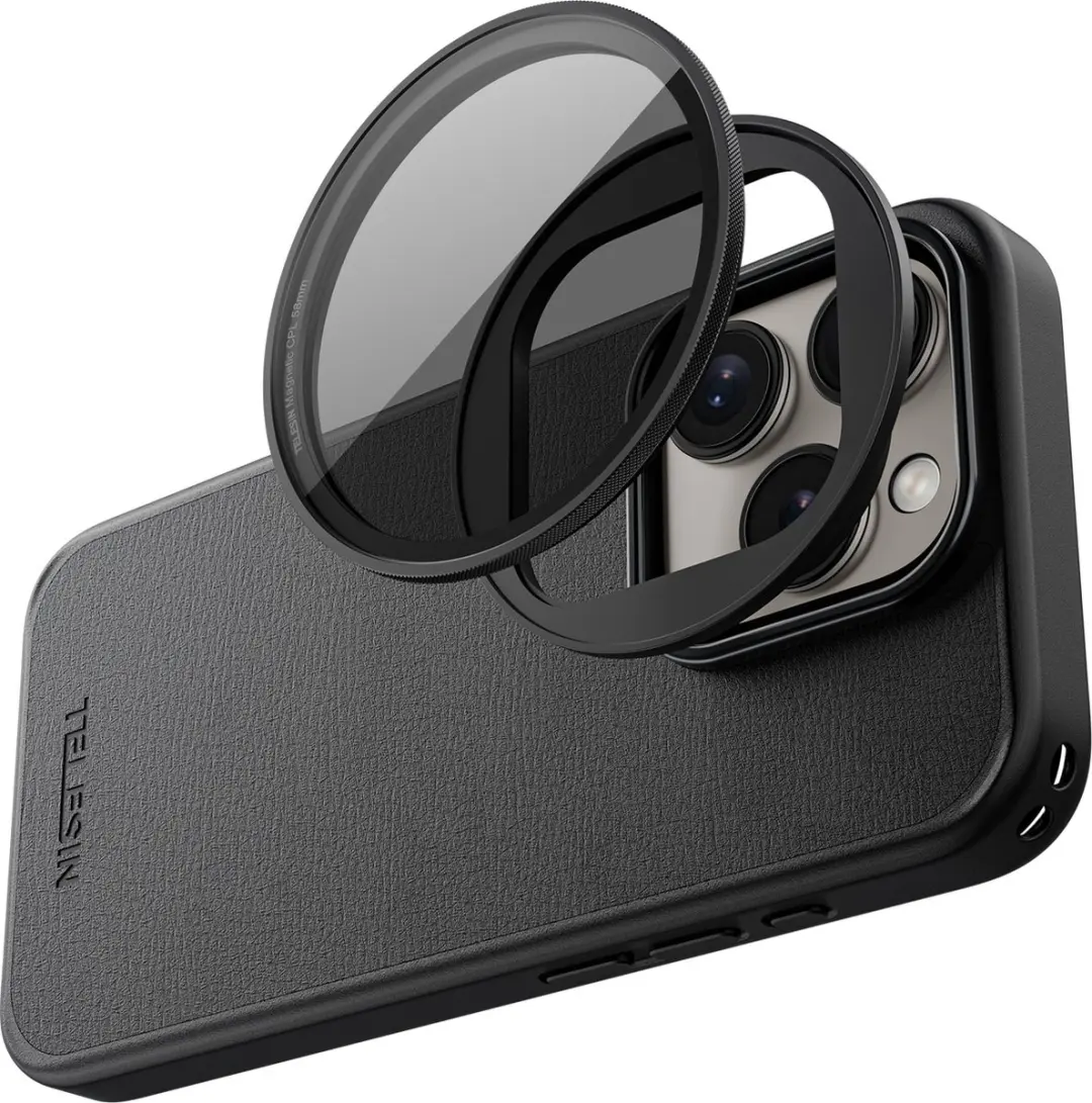 Telesin Lenscase voor iPhone 15 Pro Max - Zwart