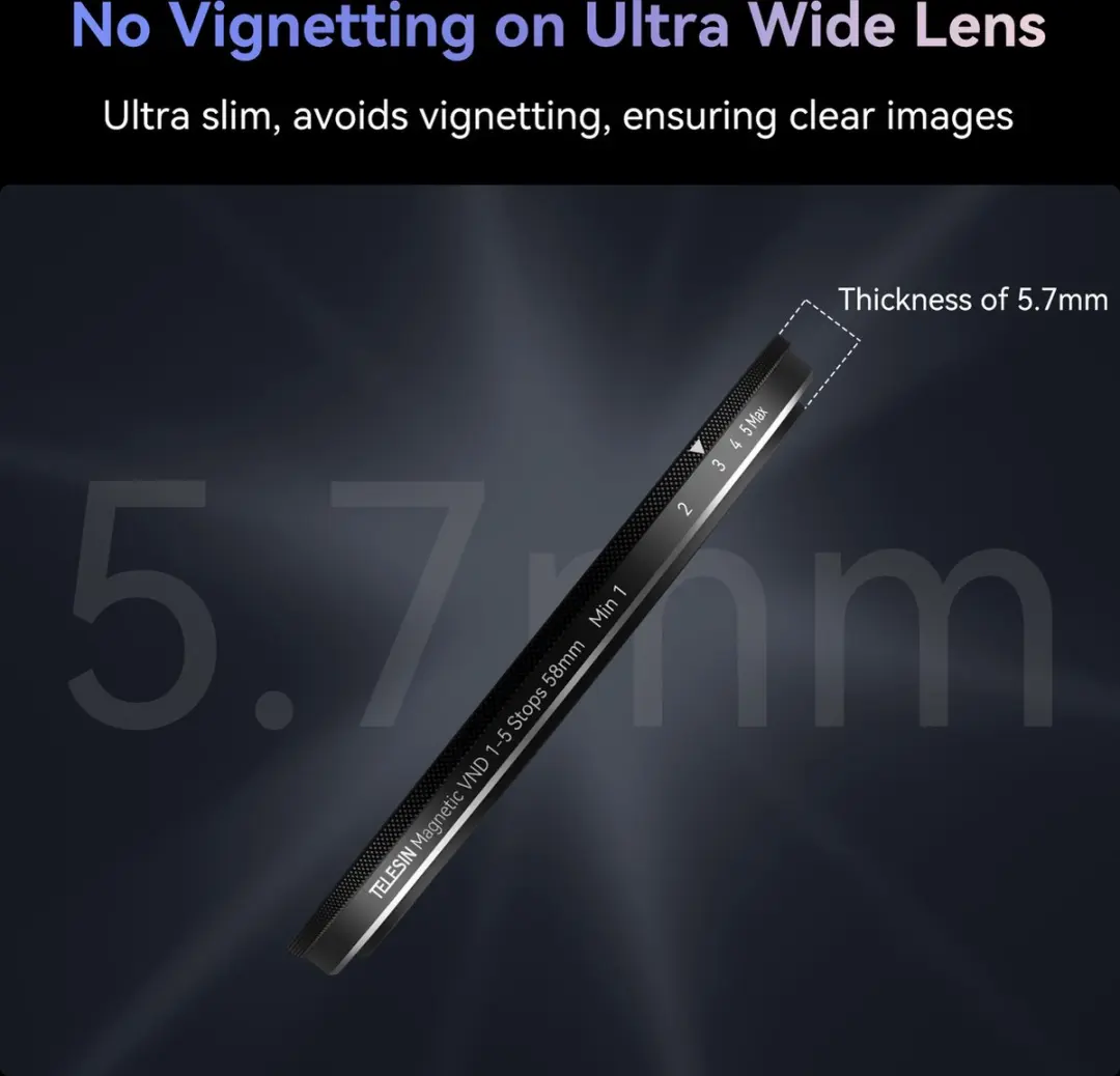 Telesin Lenscase voor iPhone 15 Pro Max - Zwart