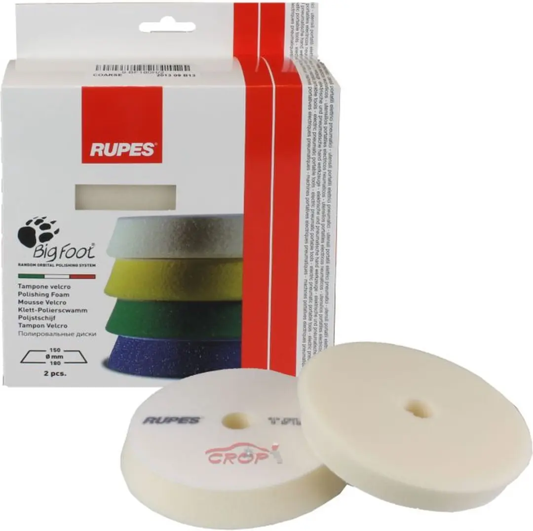 Rupes White Ultra Fine Finishing Pad 34/40mm - 6 Stuks