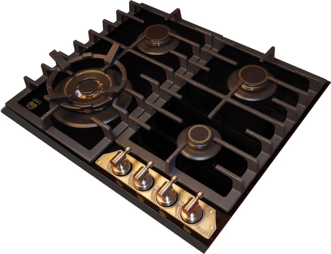 Kaiser KCG 6335 Em Gaskookplaat 60cm - Zwart/Goud