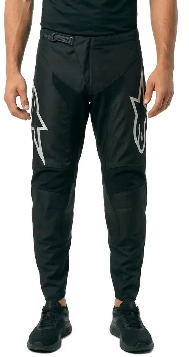 Alpinestars Fluid Broek - Zwart/Zilver - Maat 42