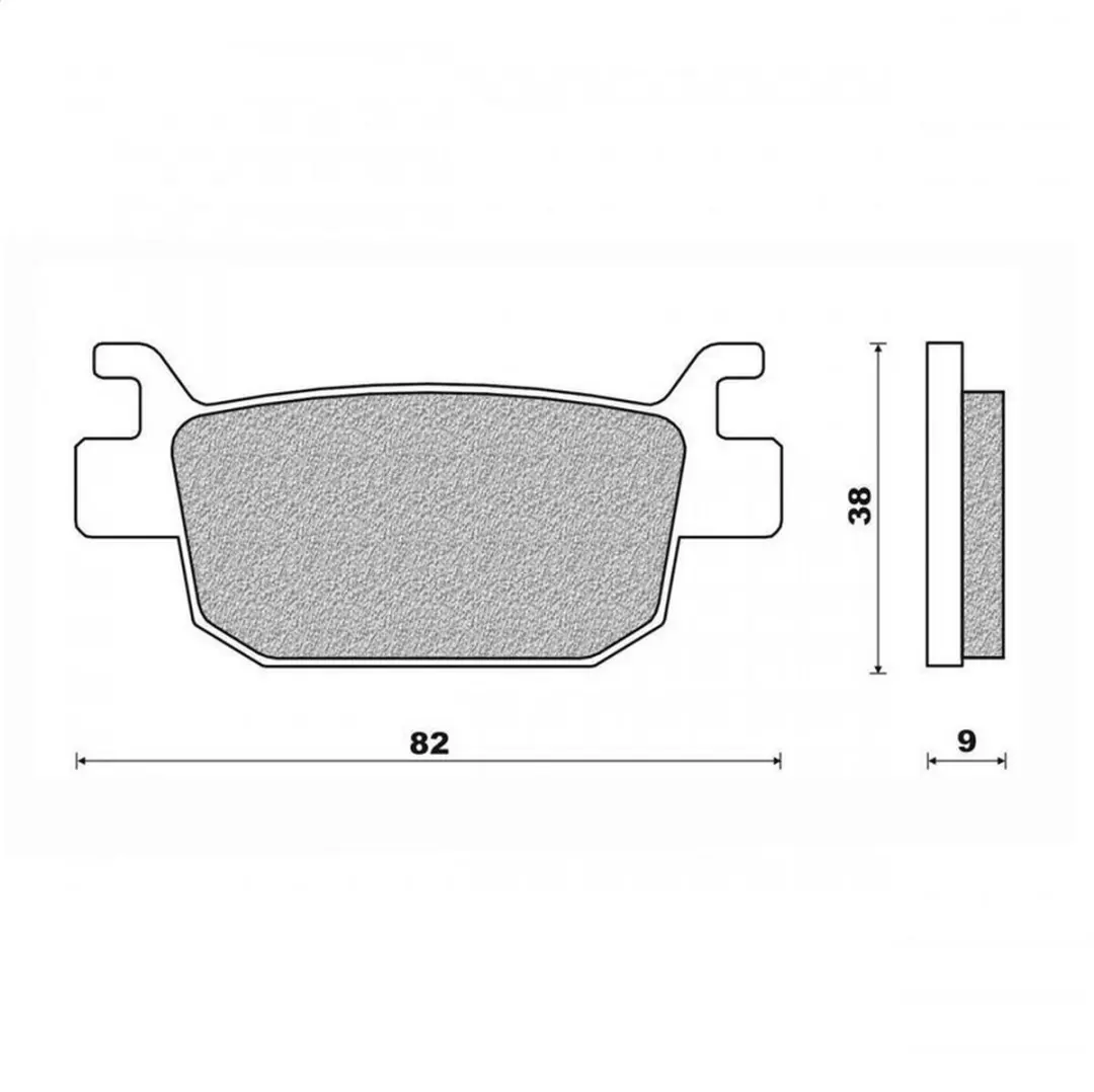 Nissin Remblok Honda 125 S-Wing 2007-2013 - Or