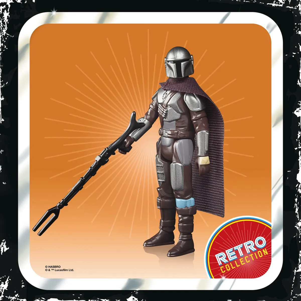 Star Wars The Mandalorian Retro Speelfiguur - Beskar - afbeelding 6 van 6