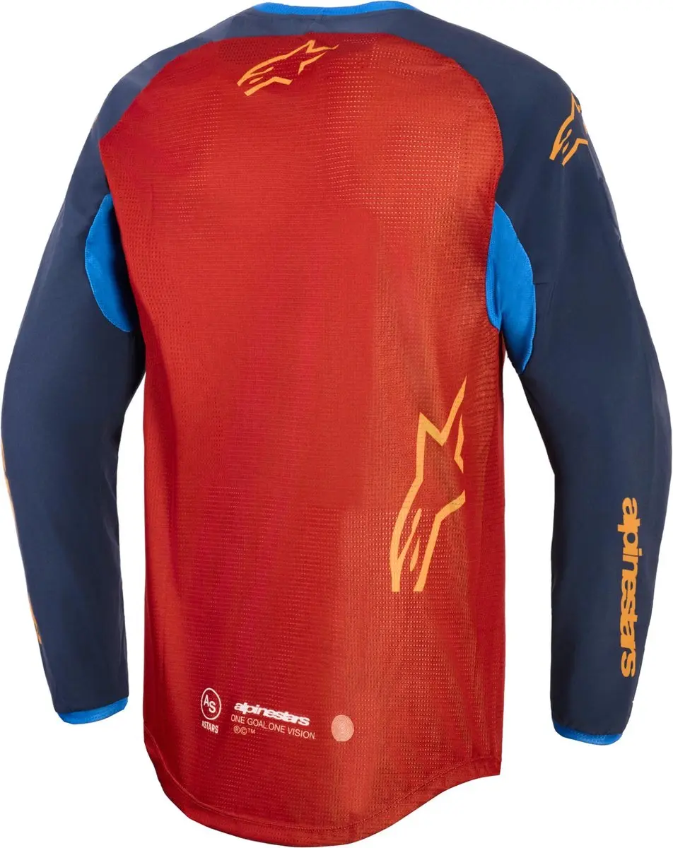 Alpinestars Maxdura Dual Motocross Trui - Rood/Blauw XL - afbeelding 6 van 6