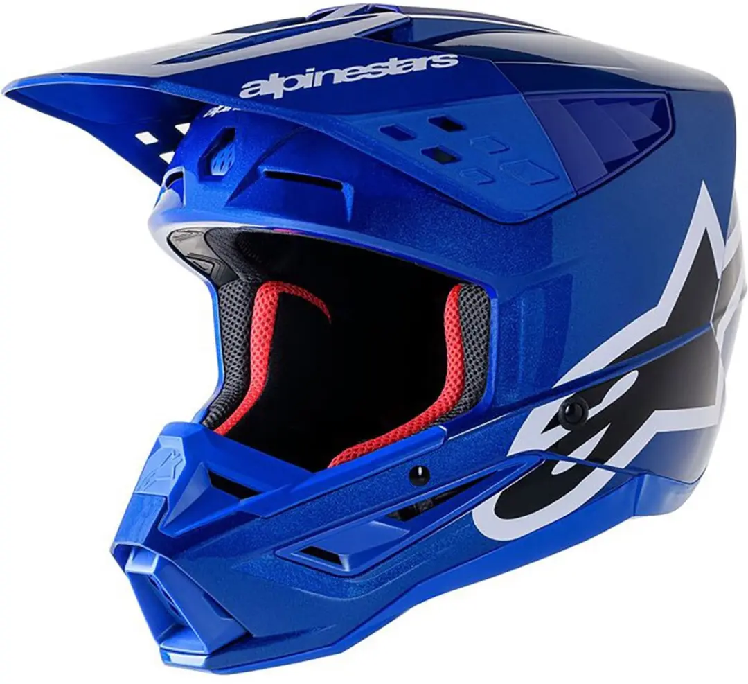 Alpinestars S-M5 Corp Helm ECE 22.06 - XL - Blauw Glanzend