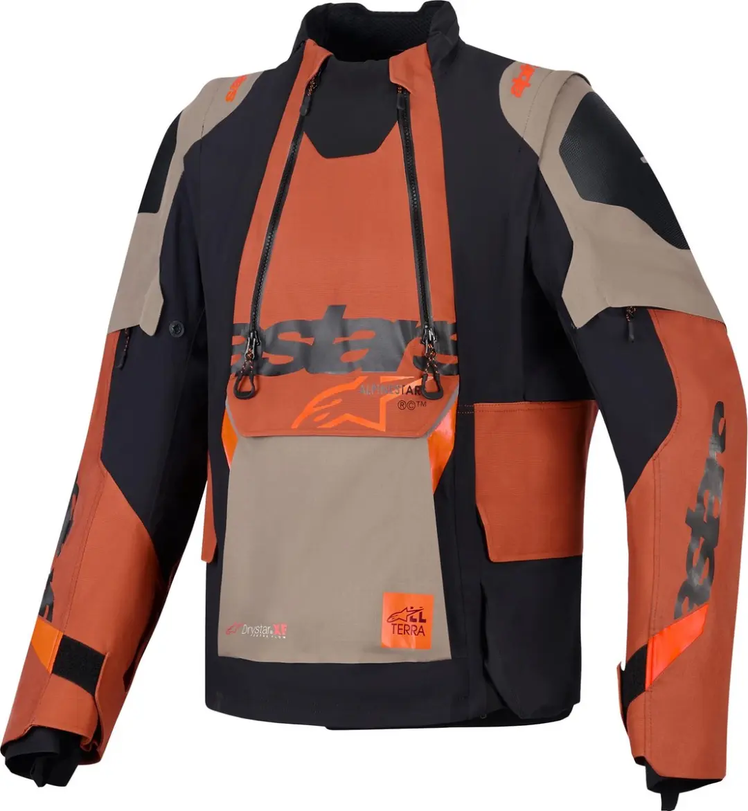 Alpinestars Harok Pro Drystar XF Motorjas - Zwart/ Oranje - 3XL