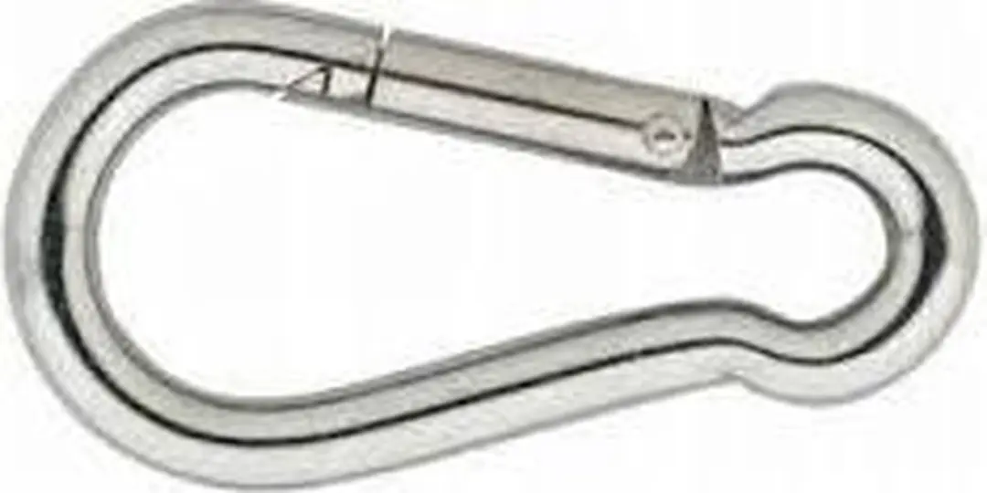 Dulimex Karabijnhaak 248-05E C-DIN 5299 - 90x9mm Verzinkt