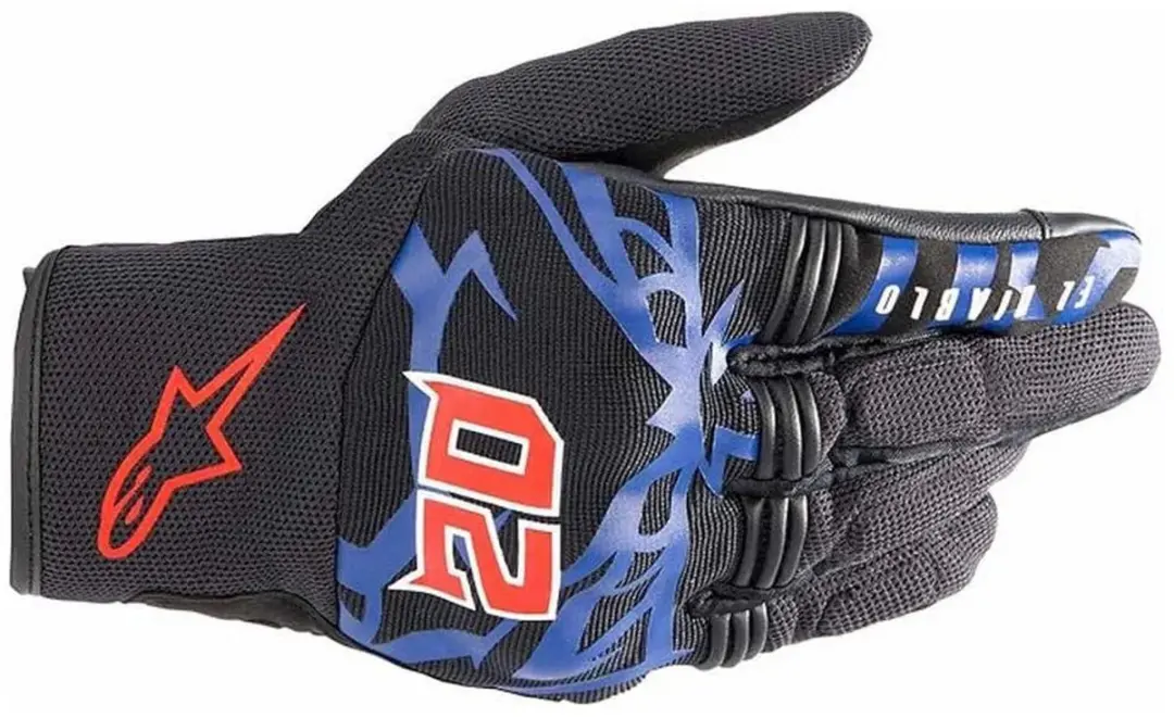 Alpinestars FQ20 Handschoen - Zwart/Blauw/Rood S
