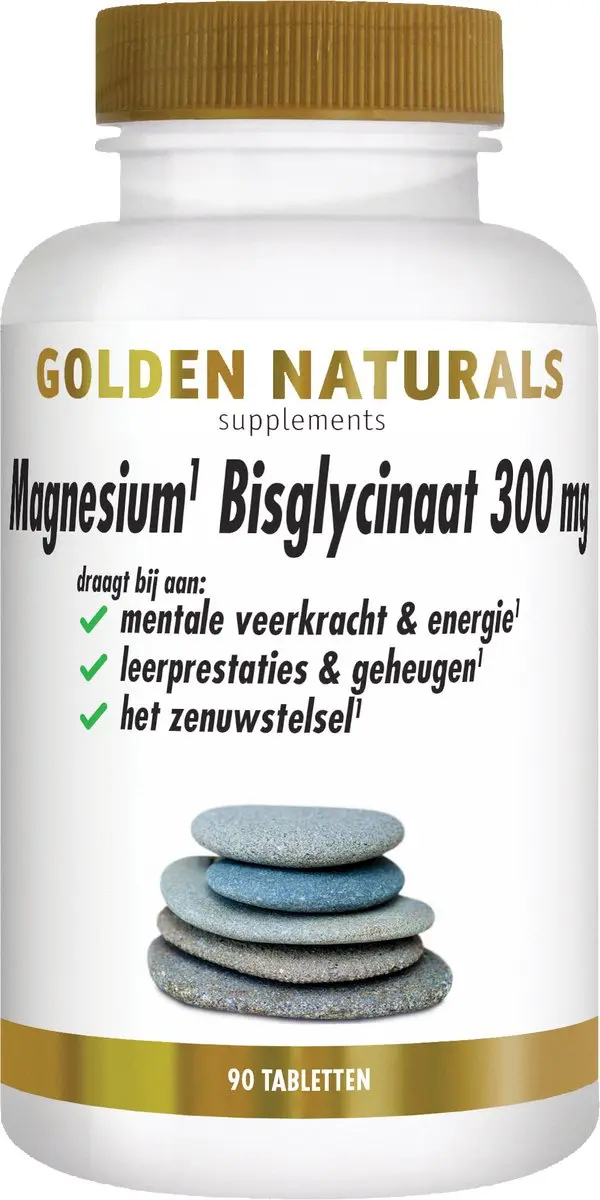 Golden Naturals Magnesium Bisglycinaat 300mg