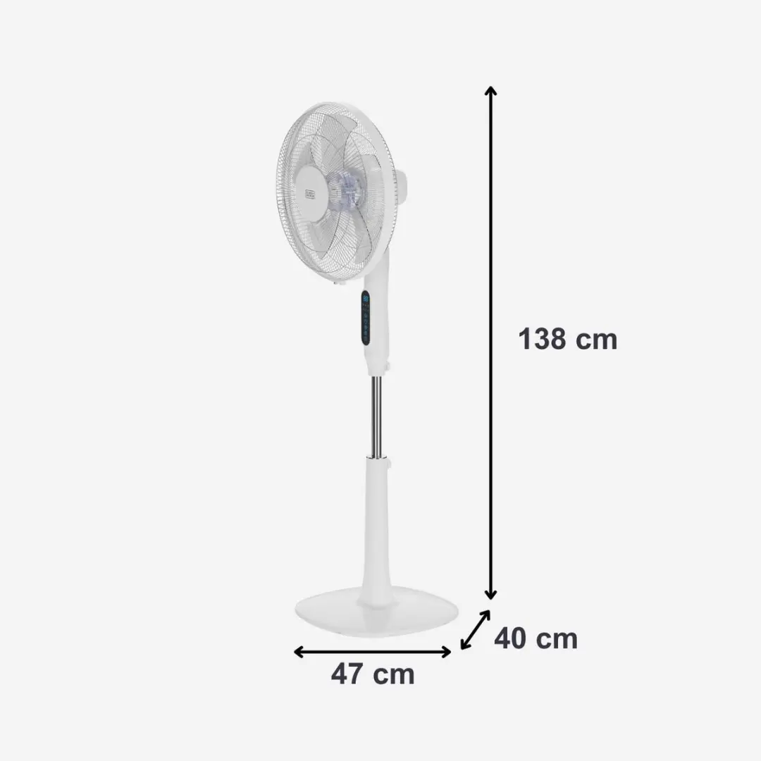 Black+Decker Elektrische ventilator op voet