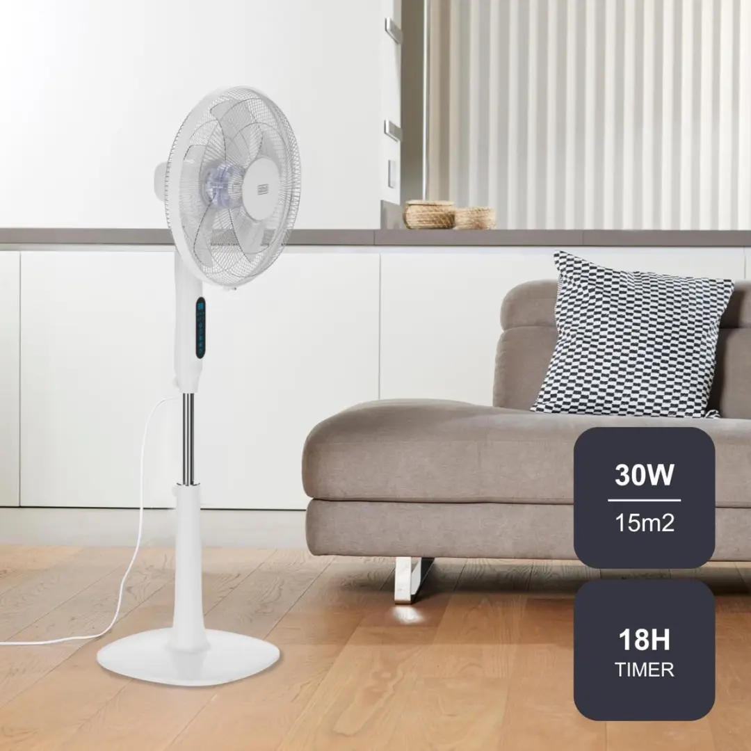 Black+Decker Elektrische ventilator op voet