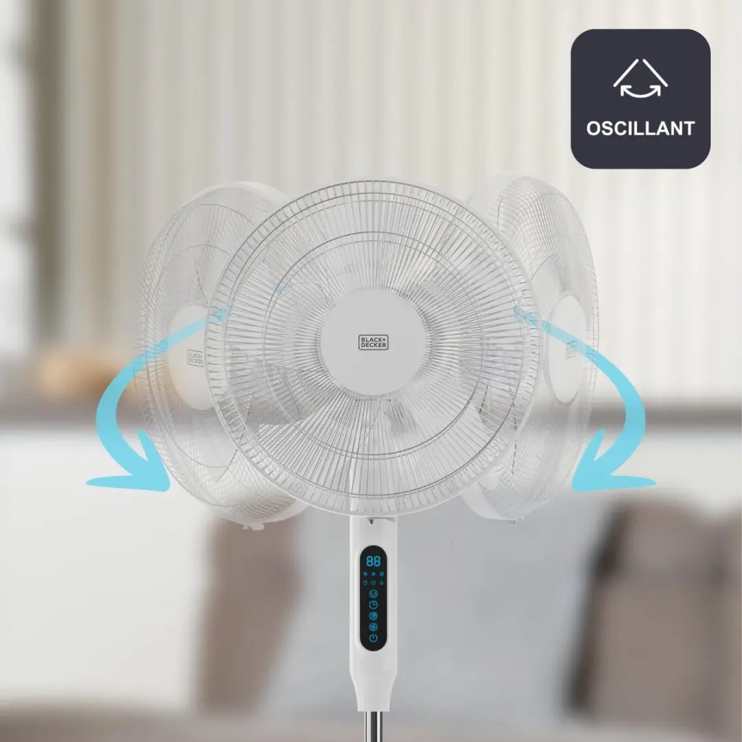 Black+Decker Elektrische ventilator op voet
