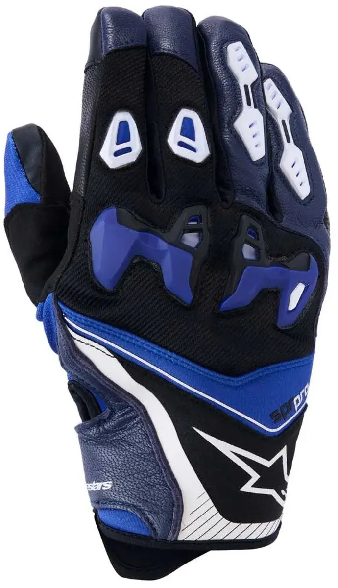 Alpinestars SP-R Pro Motorhandschoenen 2XL - Blauw/Wit