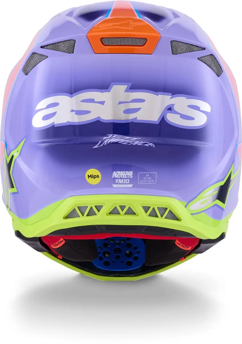 Alpinestars Supertech M-10 Jett Lawrence Motorcrosshelm - M - Paars