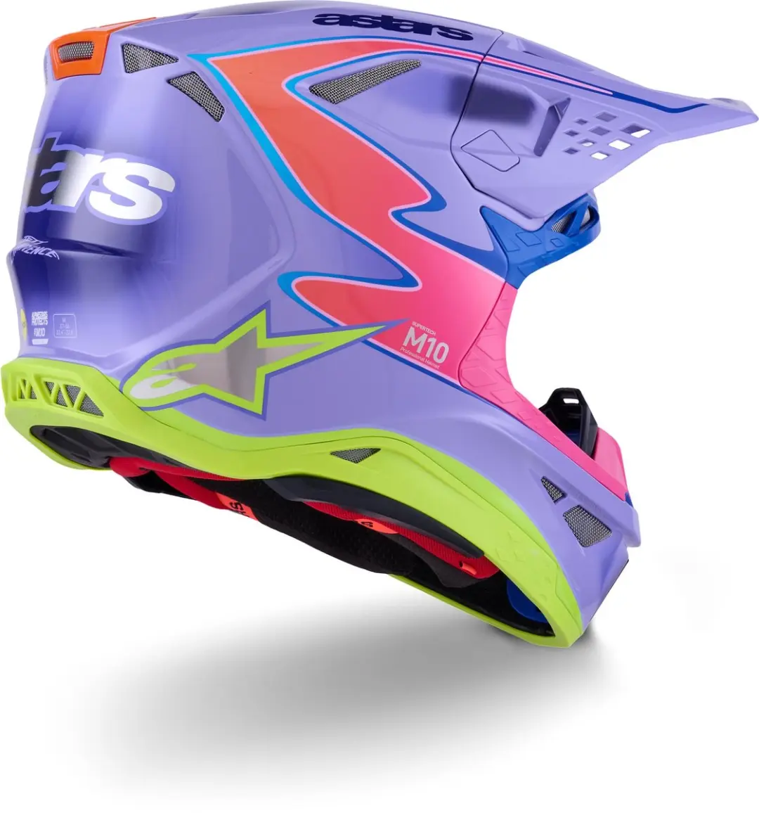 Alpinestars Supertech M-10 Jett Lawrence Motorcrosshelm - M - Paars