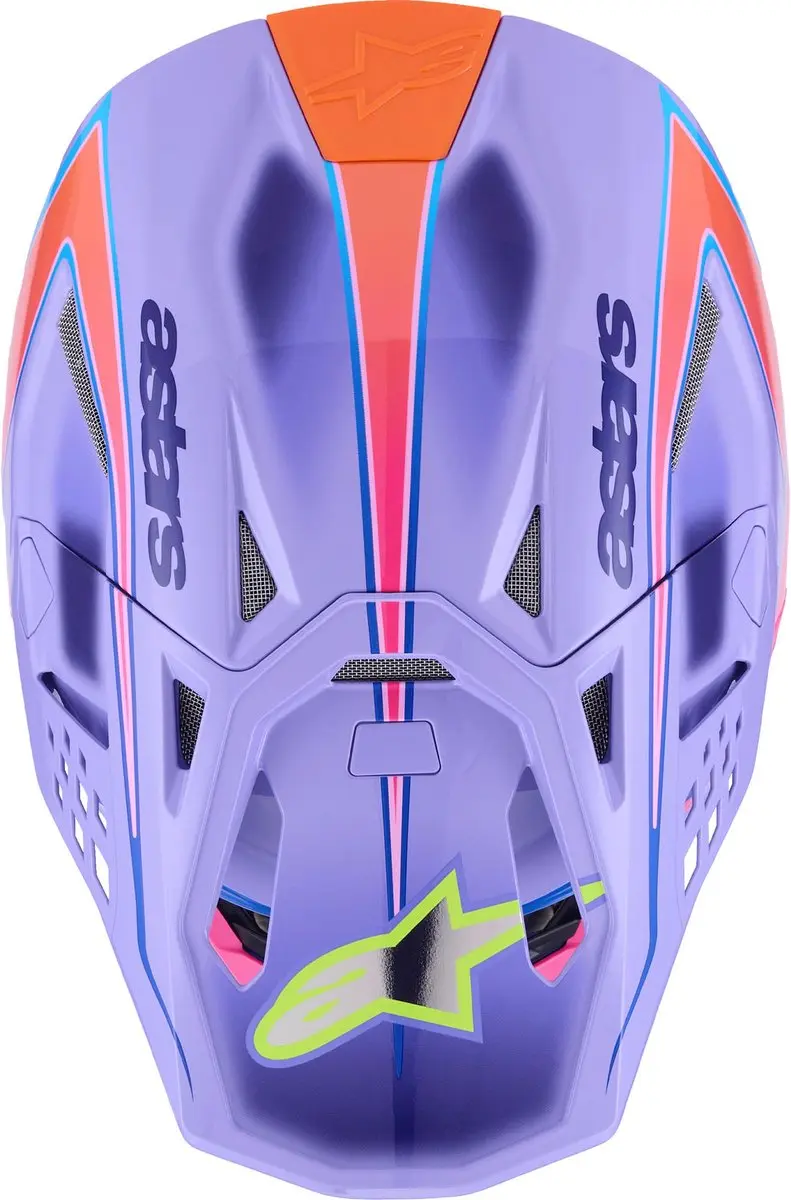 Alpinestars Supertech M-10 Jett Lawrence Motorcrosshelm - M - Paars
