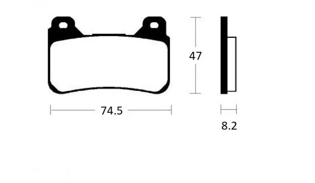 Nissin Plaquettes de frein 2P-301ST - Grijs - Voor Honda VFR 800 F