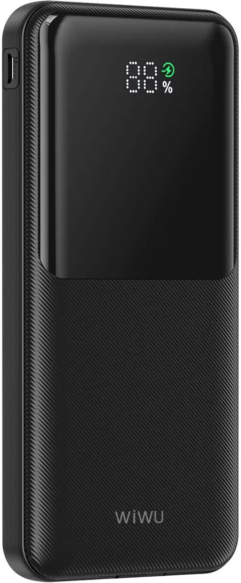 WiWu Powerbank 10000mAh 2-in-1 Type-C/Lightning - 22.5W - Zwart - afbeelding 6 van 6