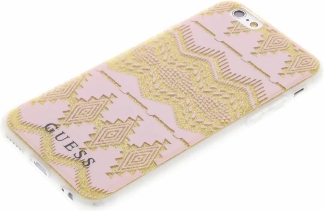 GUESS TPU Hoes Tribal iPhone 6/6S - Beige