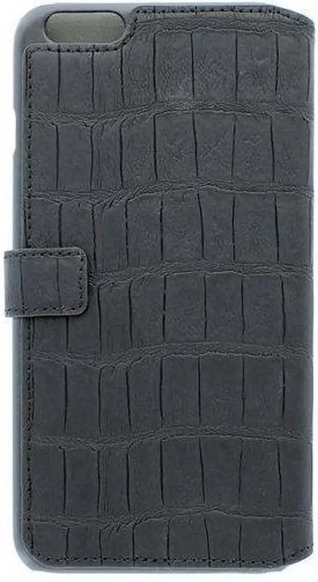 Guess Clark Book Case Hoesje - iPhone 6/6S Plus - Croco Zwart