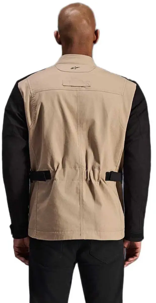 Alpinestars Dice Motorfiets Textieljas - Beige/Zwart - XL