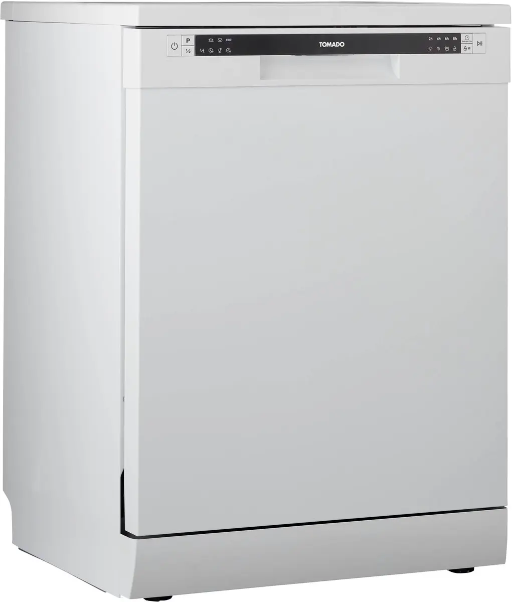 Tomado TDW6001W Vrijstaande Vaatwasser 12 Couverts