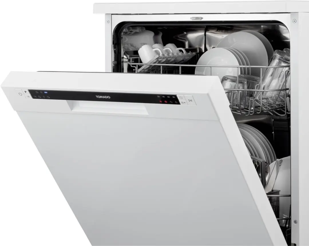 Tomado TDW6001W Vrijstaande Vaatwasser 12 Couverts - Wit