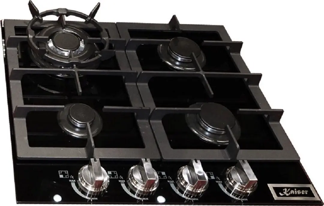 Kaiser KCG 6387 Turbo Glaskeramische Gaskookplaat 60cm - 4 Branders 3,8 kW