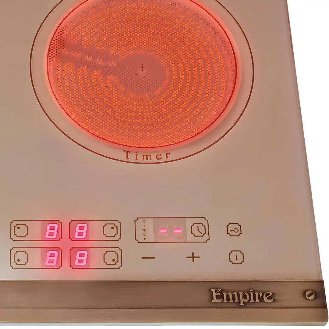 Kaiser KCT 6185 ElfEm Inbouwkookplaat 60cm - Ivoor - 4 Zones