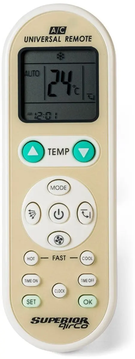 Superior Universele Airco Afstandsbediening - Crème