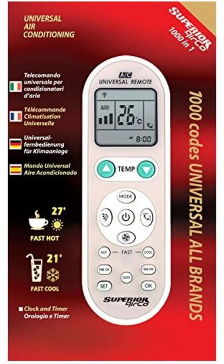 Superior Universele Airco Afstandsbediening - Crème - afbeelding 6 van 6