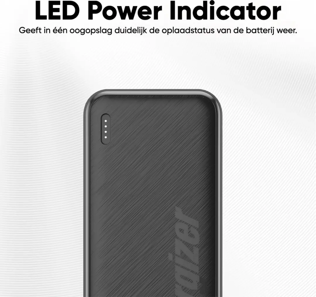 Energizer Ultimate Powerbank UE10055PQ 10000mAh - 3x USB - Zwart