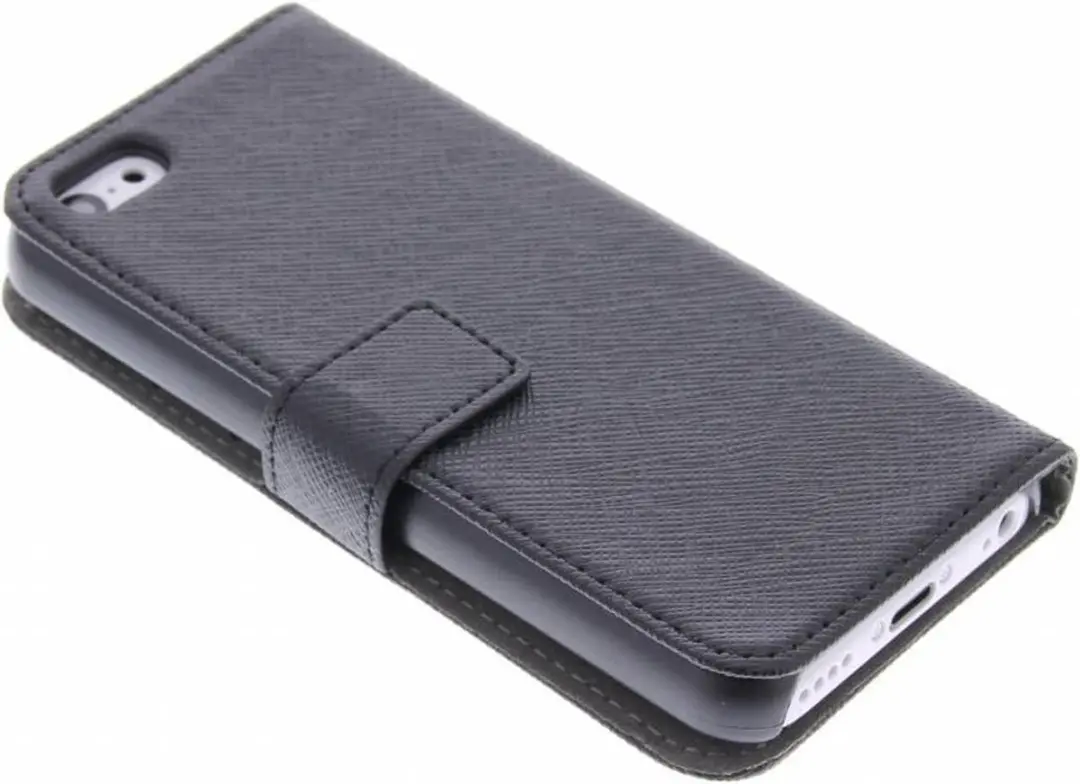 GUESS Apple iPhone 5C Folio Hoesje - Zwart - GUFLBKPMSAB