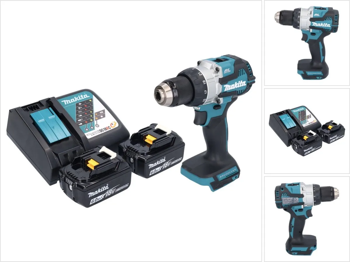 Makita DHP 489 RG Accu-klopboormachine 18V