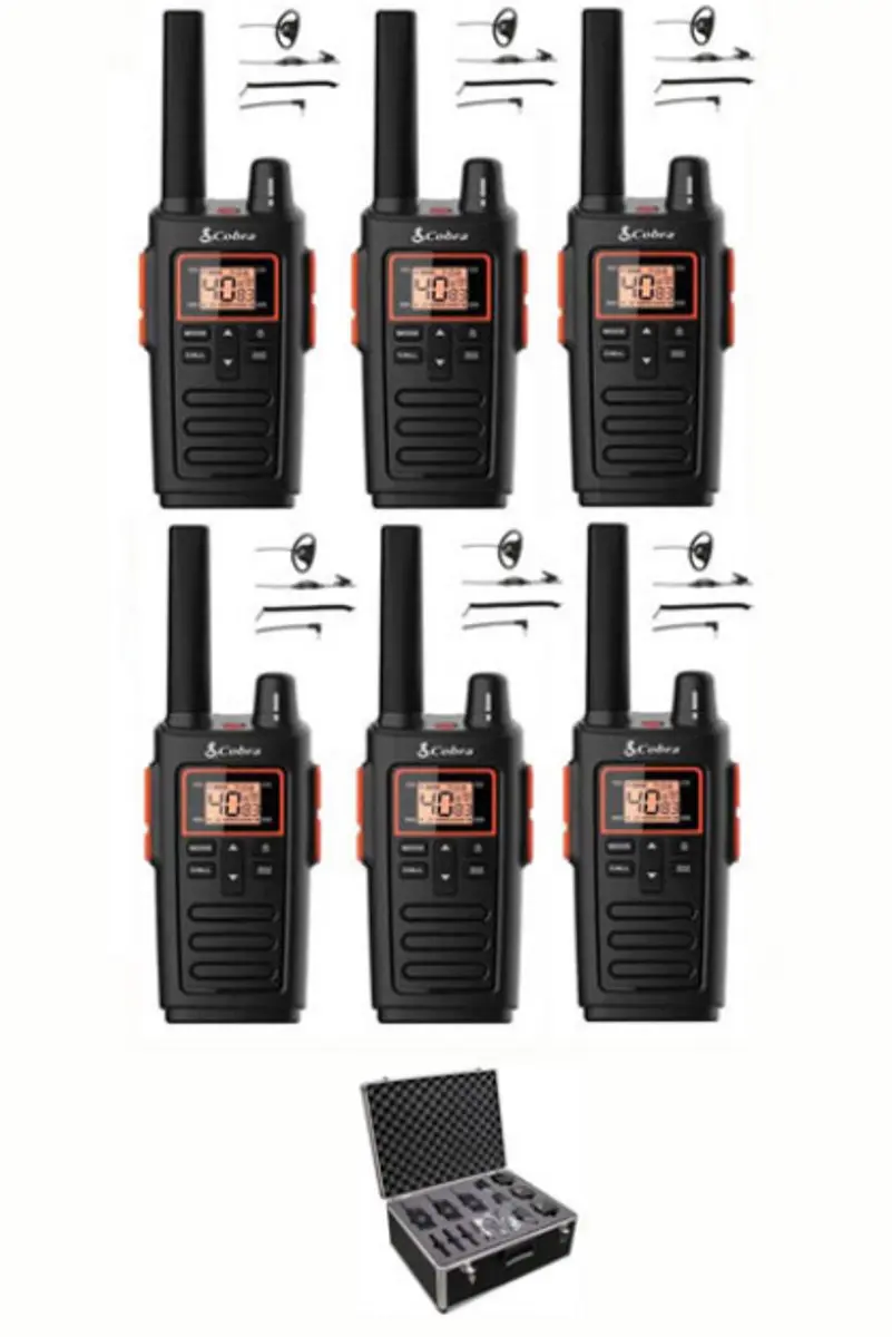 Cobra RX380 Set 6 PMR446 portofoons