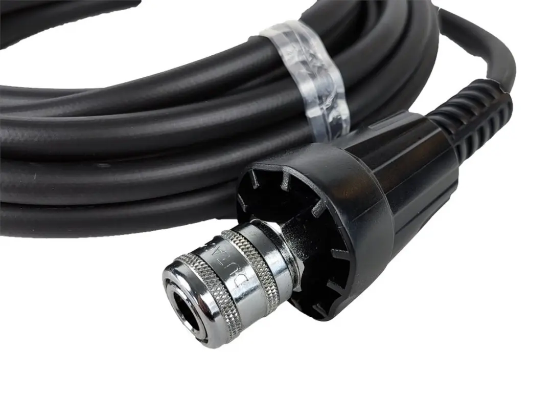 DutackPro Persluchtslangset 10m - 12 bar - Zwart